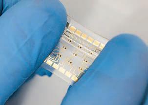 Stretchable patch detects heart failure risks